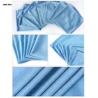 Car Cleaning Microfiber Glass Towel Cloth Towels Wash Window Polishing Absorbent Windshield Cloth 30cmx30cm 1pcs 2