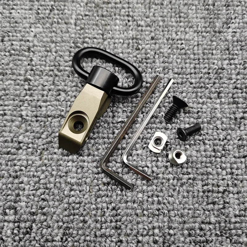 Mlok/KEYMOD QD Sling Swivel Mount with Quick Detach Buckle Push Button Attachment Points Outdoor Hunting Accessories 2