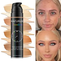 Fond de teint liquide 8 couleurs, correcteur efficace, imperméable, résistant à la sueur, maquillage coréen, Porfession, Base pour le visage, cosmétiques, cadeau 5