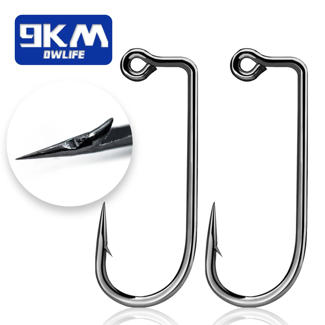 Fishing Jig Hook 50200pcs Degree Jig Hook High Carbon Steel Long Shank