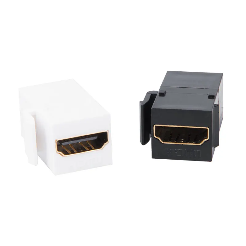 Cabo Hdmi Keystone Adaptador Acoplador Fêmea Inserção do Soquete Conector Adequado para Placa de Parede Patch Panel em Branco - Imagem 6