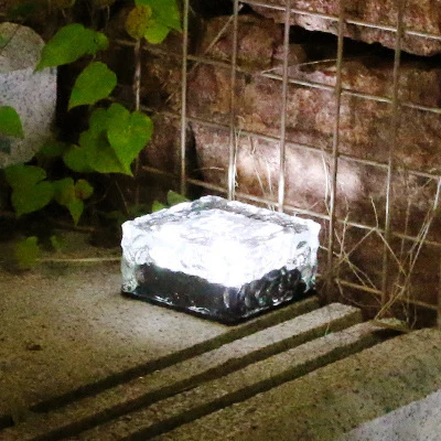 Solar-Powered Waterproof Garden Pathway Light Cube