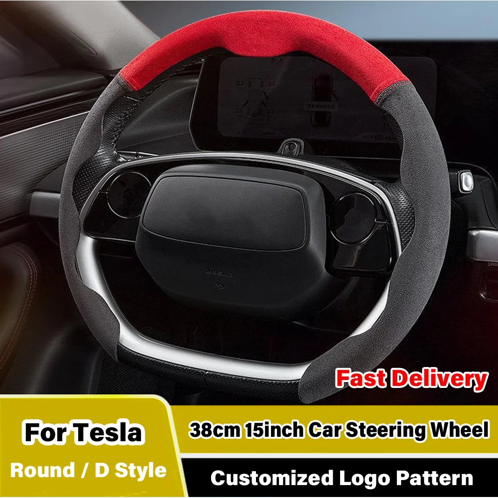 Accessori Per Coprivolante Per Auto Antiscivolo Per Tesla Model 3 Model Y Model S Plaid Model Y Highland Sedan Suv Hatchback 2024