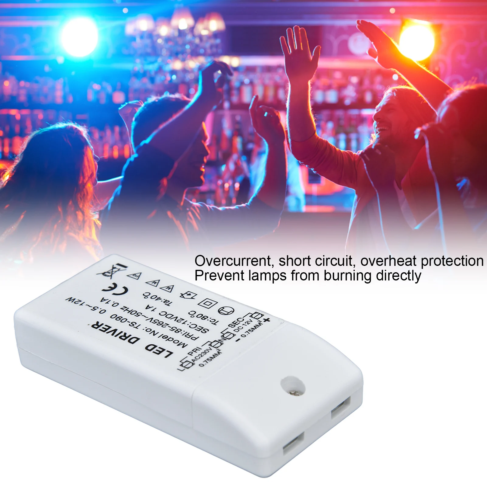 LED 드라이버 12V LED 드라이버 LED 드라이버 12W 12V 1A 전원 LED 램프 정전류 구동 전원 AC