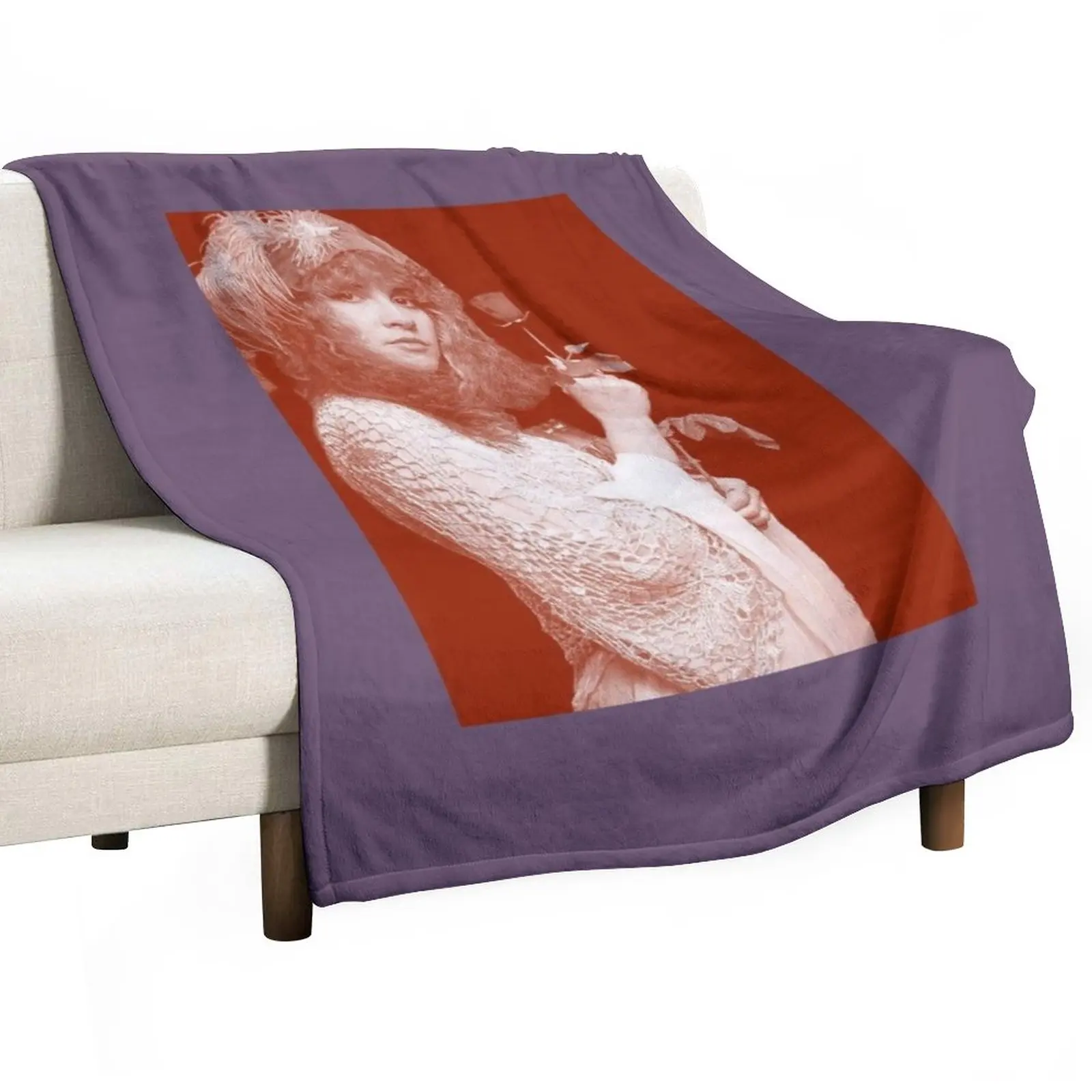 

Stevie Nicks Red Throw Blanket warm winter for babies Decorative Sofas Blankets