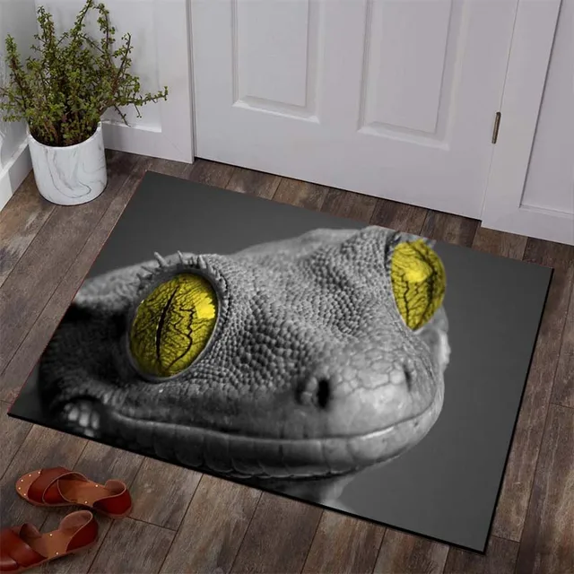 Lizard Pets Small Carpet Area Rugs for Bathroom Bedroom Home Decor Table Mats Entrance Floor Mats Bedroom Kitchen Non-slip Mats