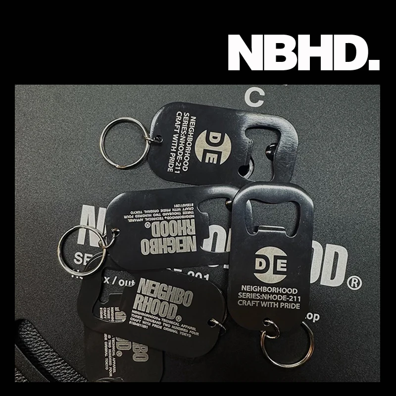 NBHD stainless steel bottle opener soda drink keychain beer camping camping outdoor bottle opener