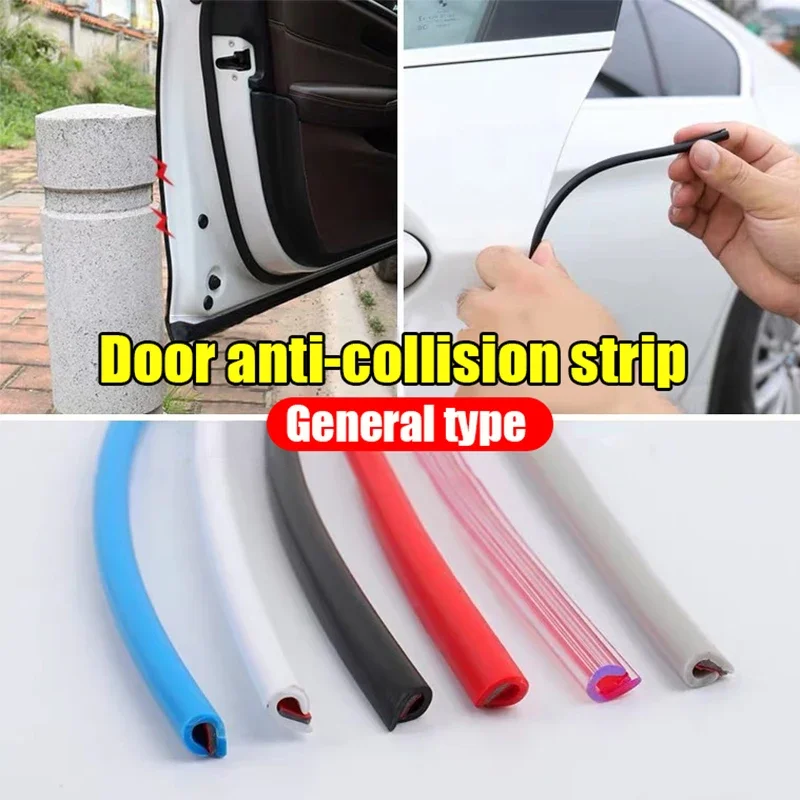 Rubber Car Door Edge Protector Strip Universal Anti Collision
