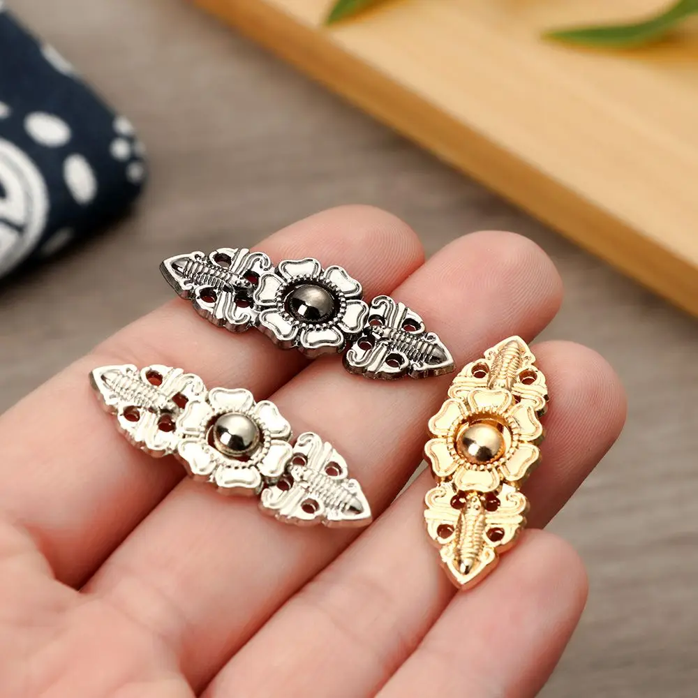 Boutons-pression Métalliques Anjing - Lot De 10 - 11 Tailles De 8 à 30 Mm - Noir, Argent, Doré - Pour Vêtements, Cuir, Jeans