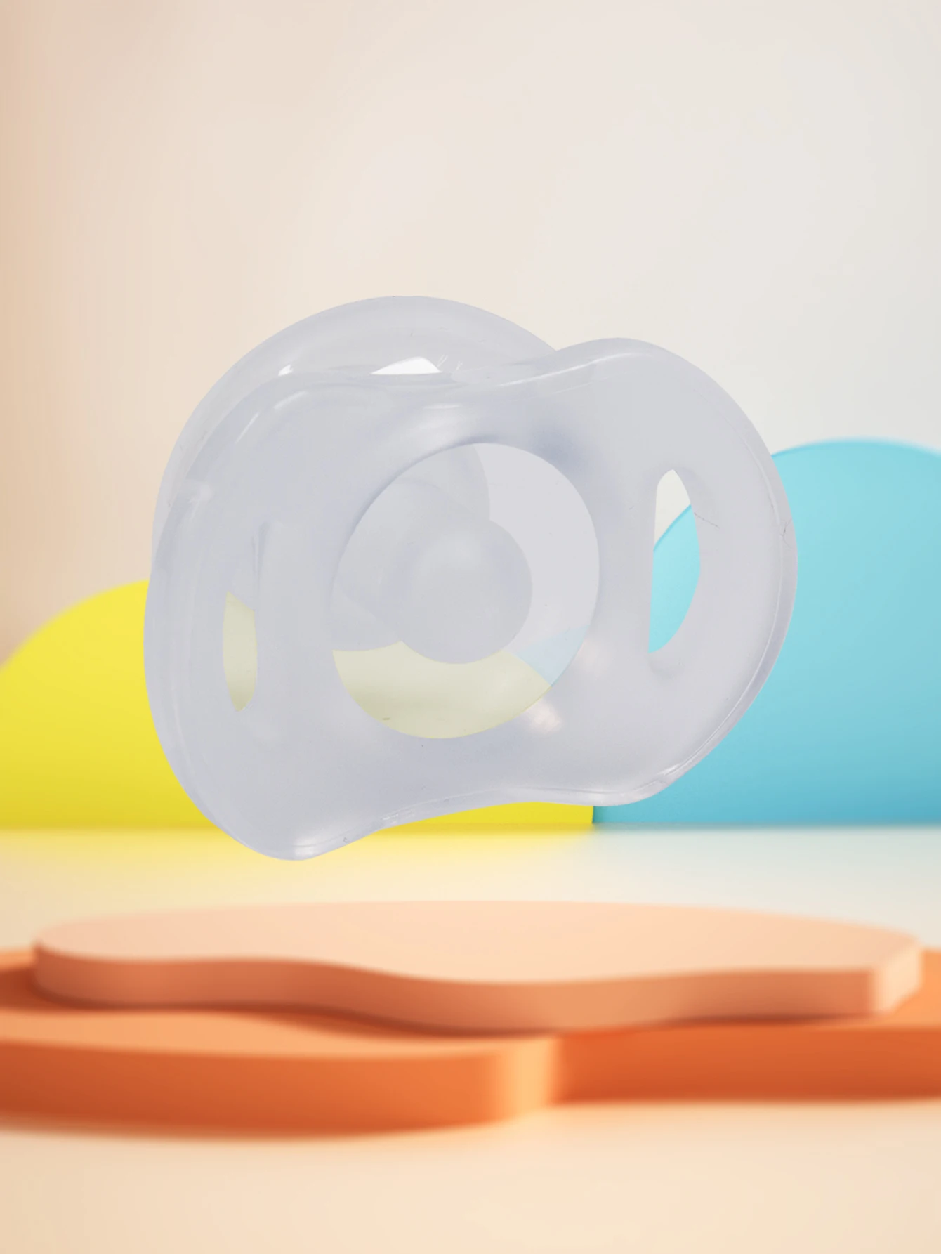 Silicone Pacifier 1 Pcs Baby Pacifier Soothing Round Head Design Reboundable Baby Reborn For Accessories Newborn