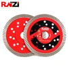 Raizi 125mm Fine Teeth Turbo Diamond Saw Blade For Granite Marble Concrete Sandstone 5 Inch Diamond Disc Wet Or Dry Cutting