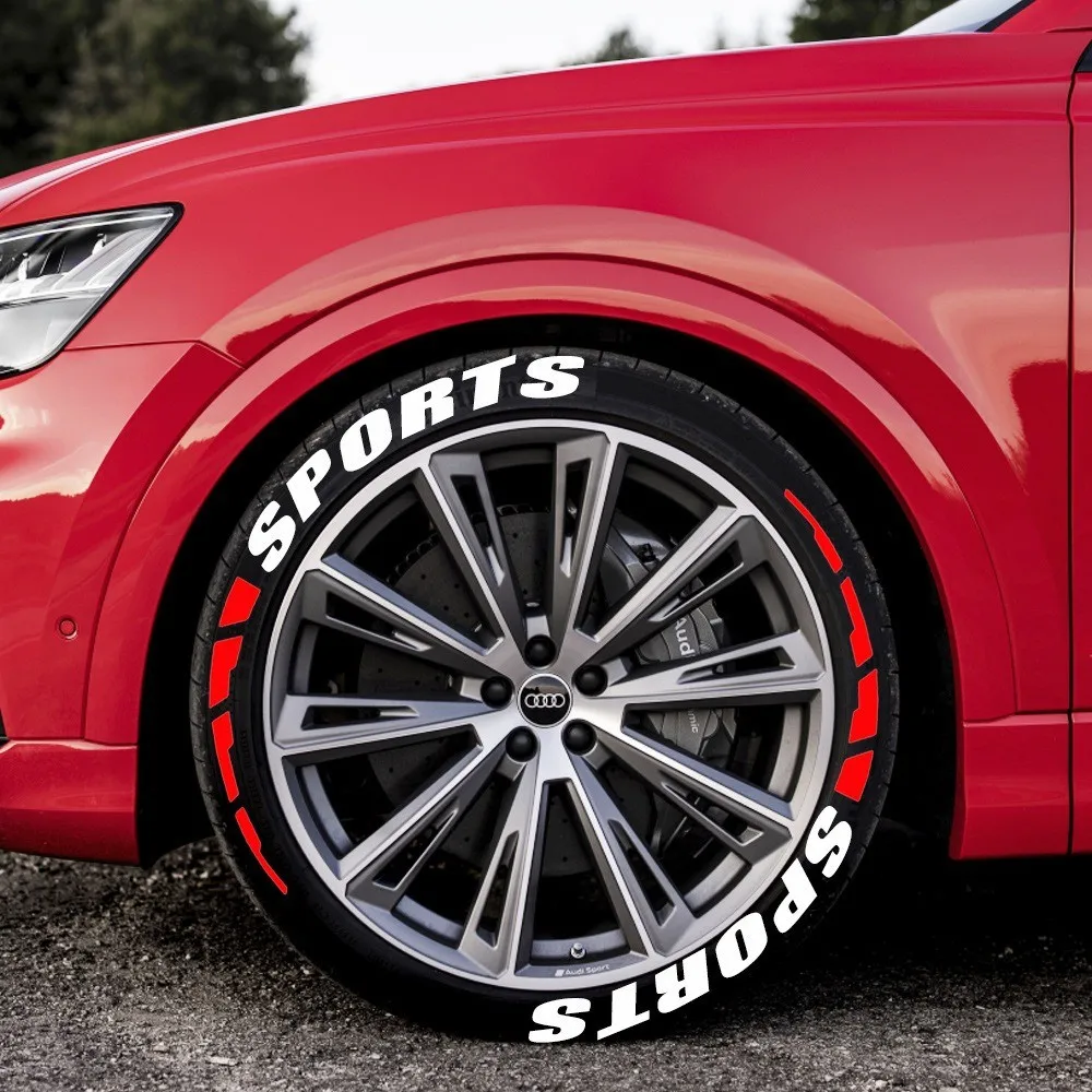 3D Car Tire Stickers 1