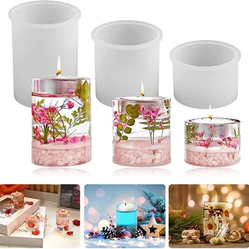 Cylindrical Candle Holder Mold 1