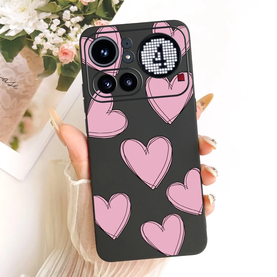 Cute Lucky Letters Fashion Cartoon Painted Cover Case
