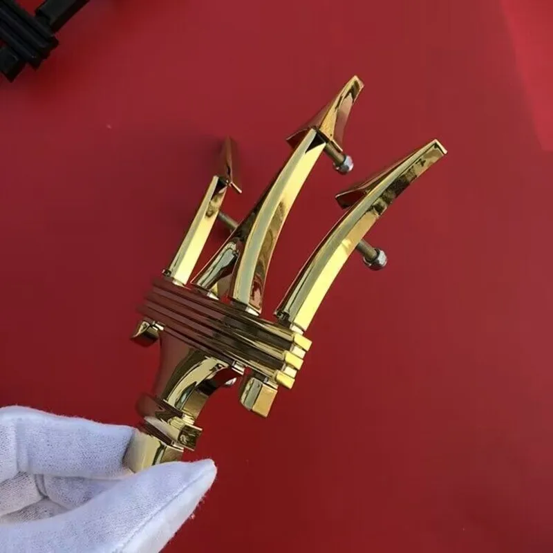 

Car ABS Grill Logo Replace Sticker For Maserati Granturismo Quattroporte GTS Ghibli Levante Car Emblem Badge Styling Accessories