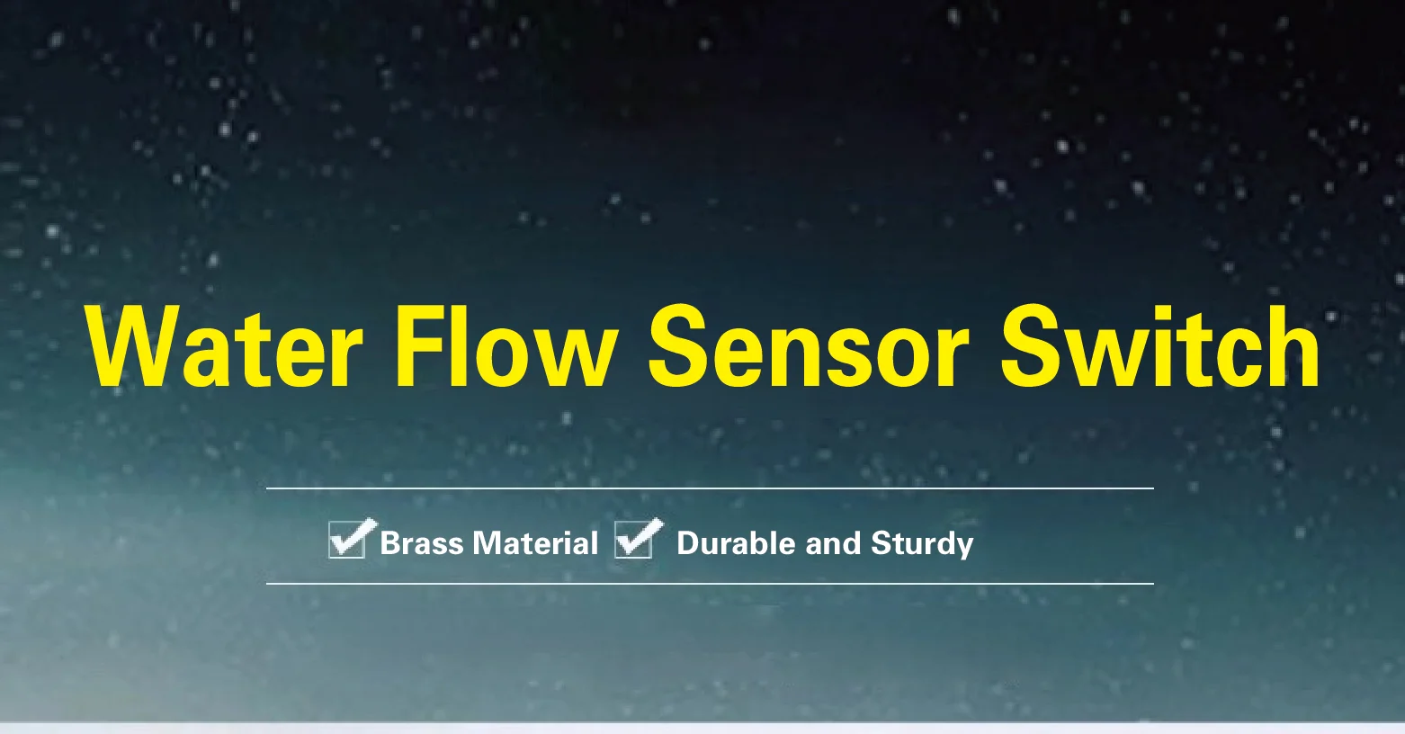 Magnetic Brass Water Flow Sensor Switch G1/4 G3/8 G1/2 G3/4 Normally Open Inline