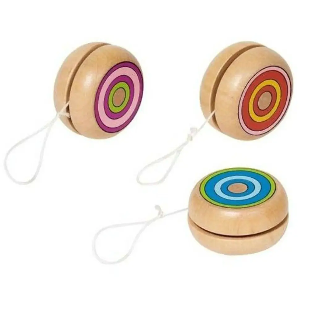Simplicity Cartoon 2A Yoyo Intellectual Development Creative Live Sleep Yoyo Beginner Wear-resistant Wooden