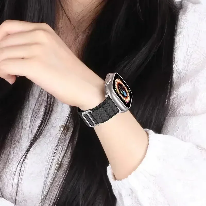 Durable Alpine Loop Nylon Trail Bracelet Watch Band Strap
