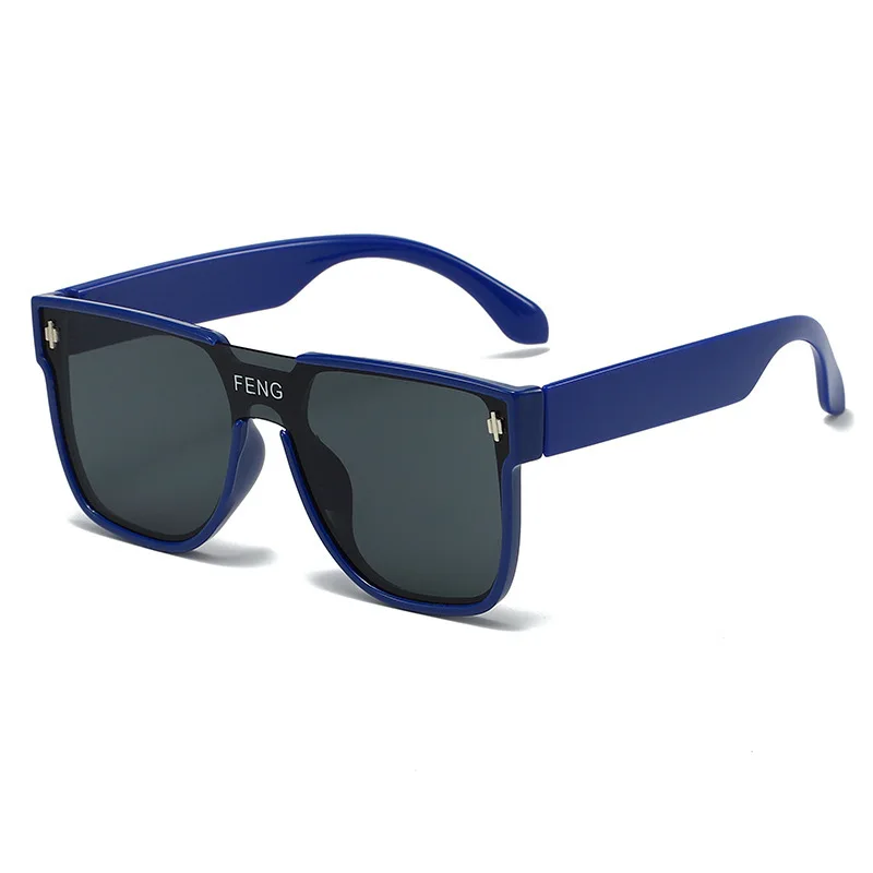 Children's Fashion Street Photo Internet Red Glasses Personalized Baby Sun Proof Large Frame Sunglasses Boys Girls