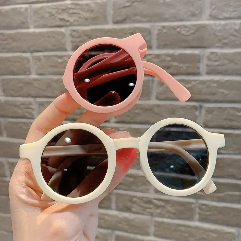 Kids Sunglasses Children Sunglasses New Fashion Kids Sunglasses for Boys Girls Portable Folding Cute Baby Shades Eyewear Children Cartoon Outdoor UV Sun Eyeglasses