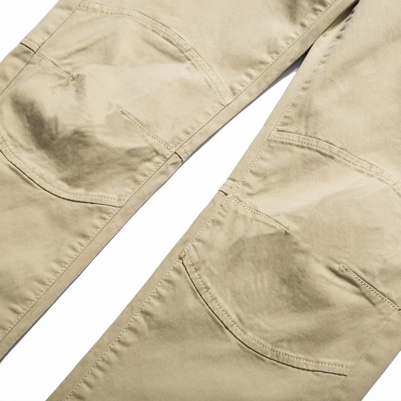 Men's  cargo pants Fashion Make old style Straight pants Autumn and winter Stretch baggy Korean style Big size Casual trousers 4
