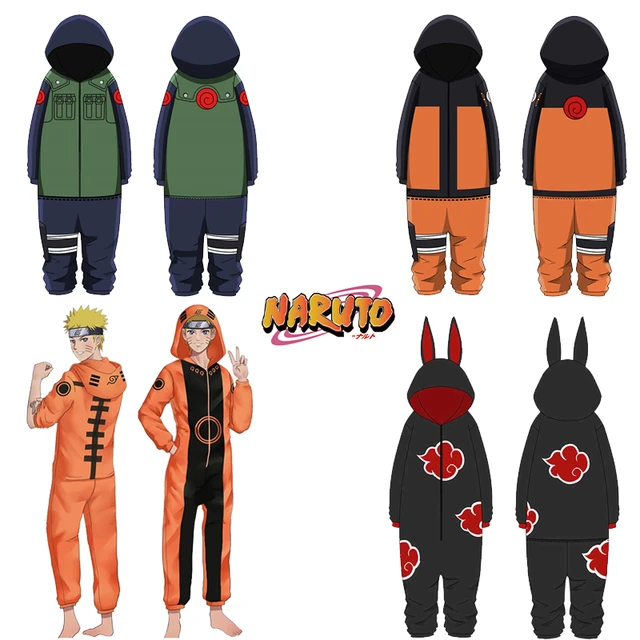 Naruto Akatsuki Pijama Anime Crianças Pijamas Dos Desenhos Animados Kakashi  Plus Veludo Grosso Nuvem Vermelha Mangas Curtas Longas Camisola Quente -  AliExpress