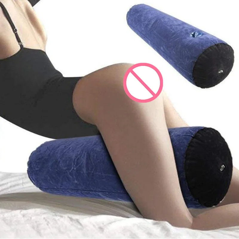 Man Deep Sleeping Hugging Pillow Inflatable Bolster Roll Wedge Cushion Body Back Neck Spine Relief Sex Air Pillows Toys BDSM