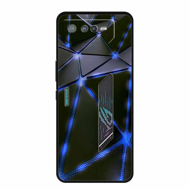 Fashion Soft TPU Silicone Back Case for Asus ROG Phone - Trendy Protective Phone Cover Bumper