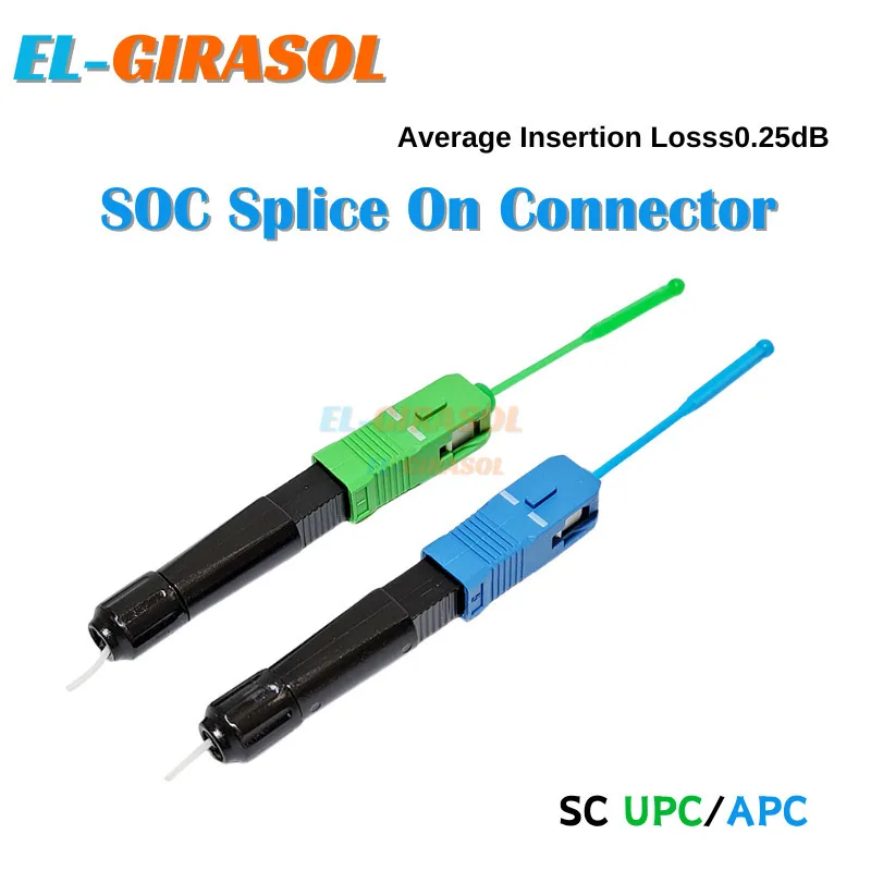 SC APC/UPC Quick Connector Optical Fiber Fusion Fast Adapter SC/UPC SOC ...