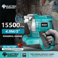 Electric Goddess 1100W Concrete Wireless Electric Cement Concrete Vibrator For Concrete Mixing Power Tool For Makita 18V Battery 1