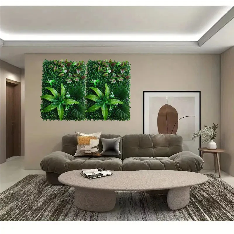 Artificial Green Plant Wall Panel 5