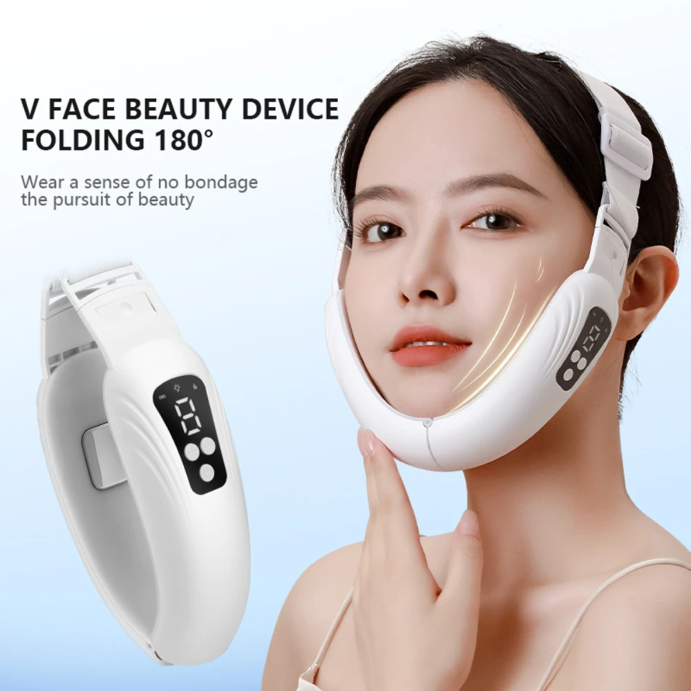 Skin Care EMS Electric Facial Massager Face Slimming Machine V Line Shaper Chin Cheek Lifting Firming Beauty Tools facial massager,facial massage instrument,beauty instrument