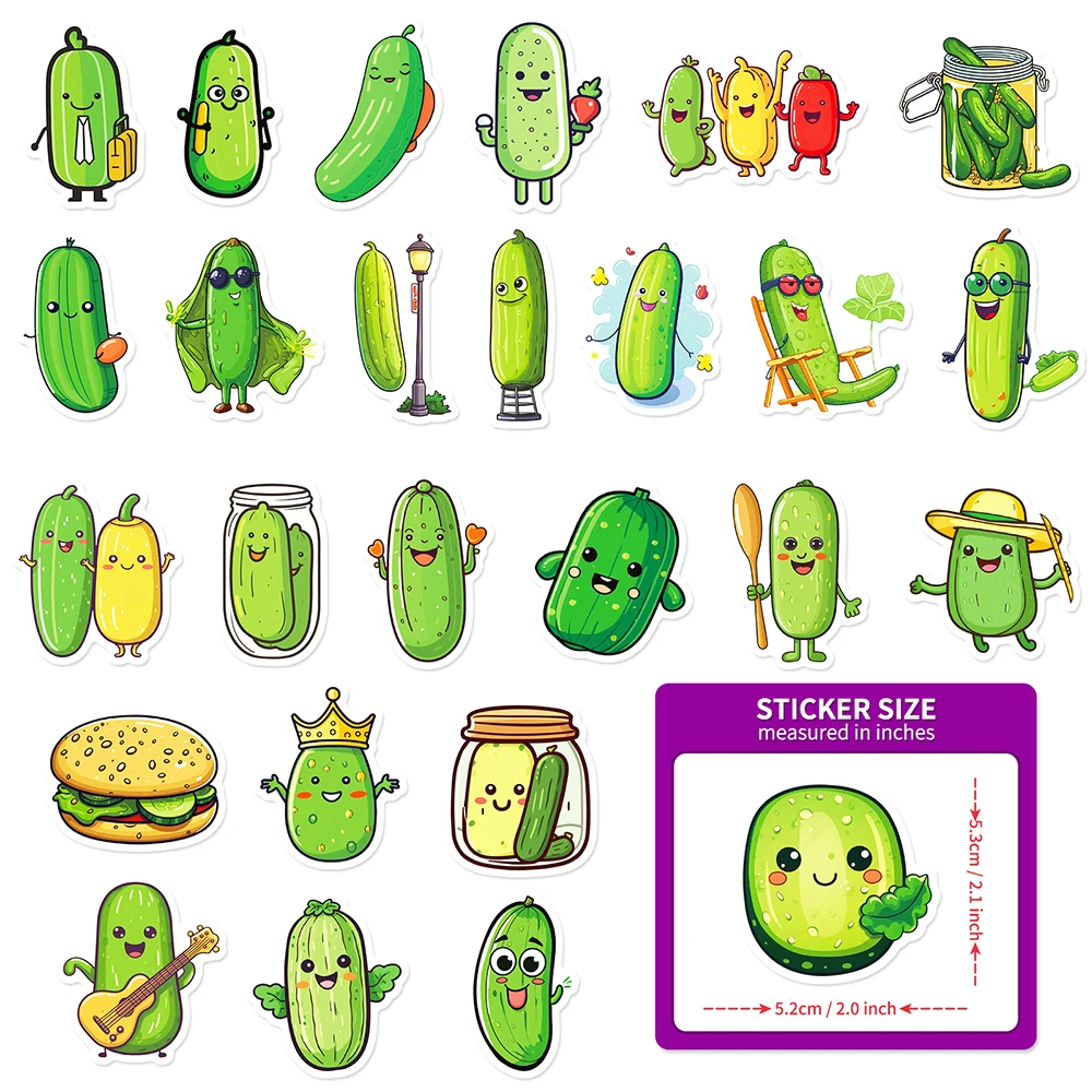 Рисунок 5 - 10/50pcs мультфильм смешные огурцы
