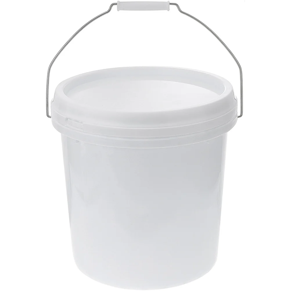 Small Buckets Pail with Lid Trash Can Toy Long Term Water Storage Plastic Food Grade Cat Container