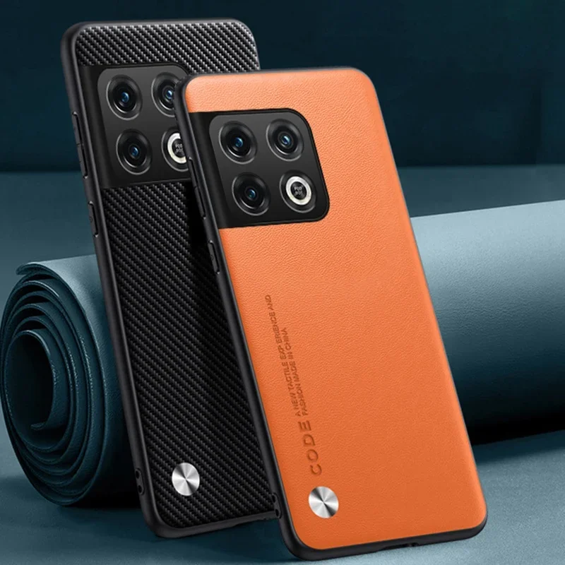 Premium PU Leather Full Protection Silicone Phone Case - Luxury Edition