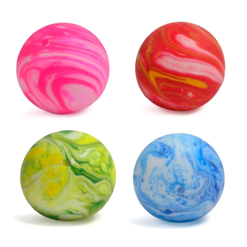 

4XBD Squeeze Toy Realistic Stress Ball Marble Pattern Ball for Kids Anxiety Reduce Unbreakable Venting Toy Sensory Toy