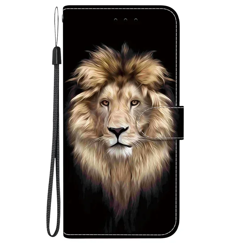 Premium Flip Wallet Leather Case with 3D Pattern and Magnetic Stand - Cute Design 2025 Edition