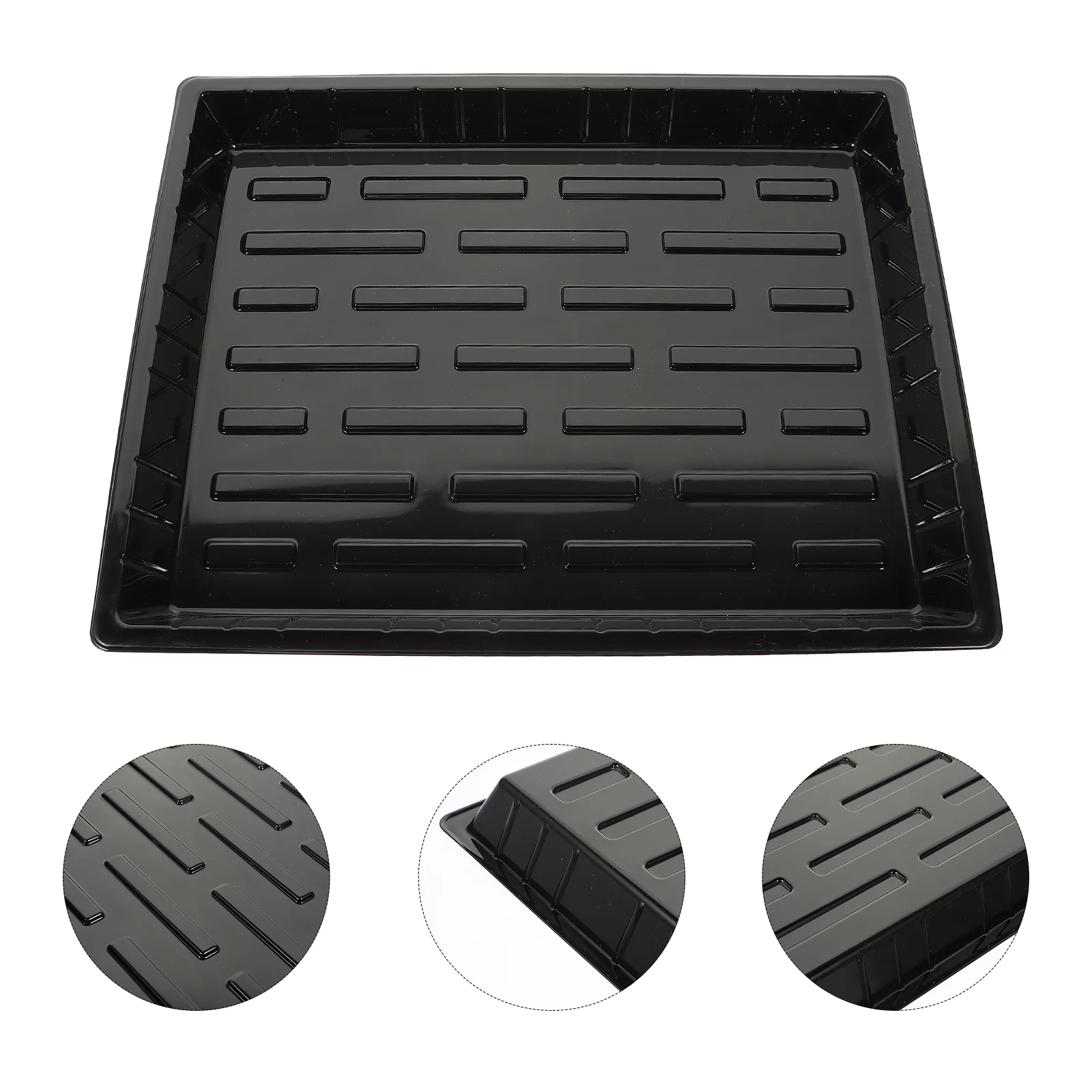 

5 Pcs Cultivation Pot Holder Lightweight Plant Trays Growing Nursery Plate Sowing Plastic Without Holes Germination