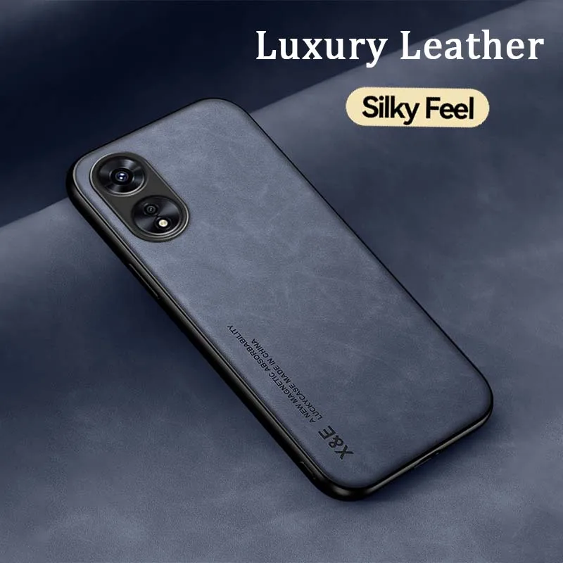 Custodia Per Oppo A17 A98 5G A78 5G A58 4G Luxury Silky Feel Leather Oppo A57 4G A57S A94 5G Oppo Reno 10 5G Oppo Reno 10 Pro 5G