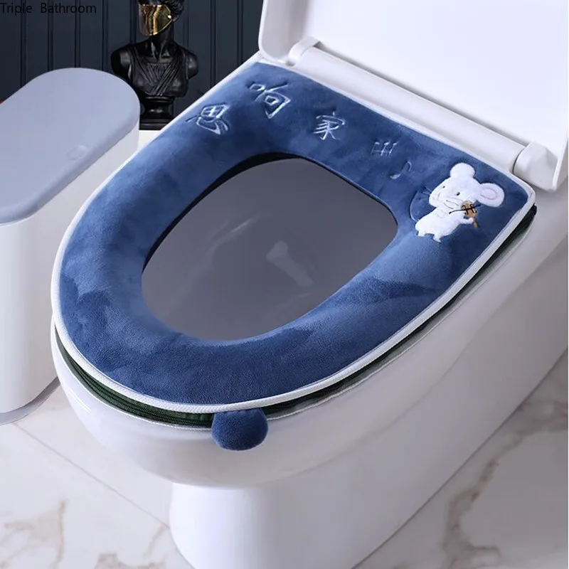 Toilet Seat Cover Toilet Mat Toilet Seat Cushion Toilet Accessories 1Pcs