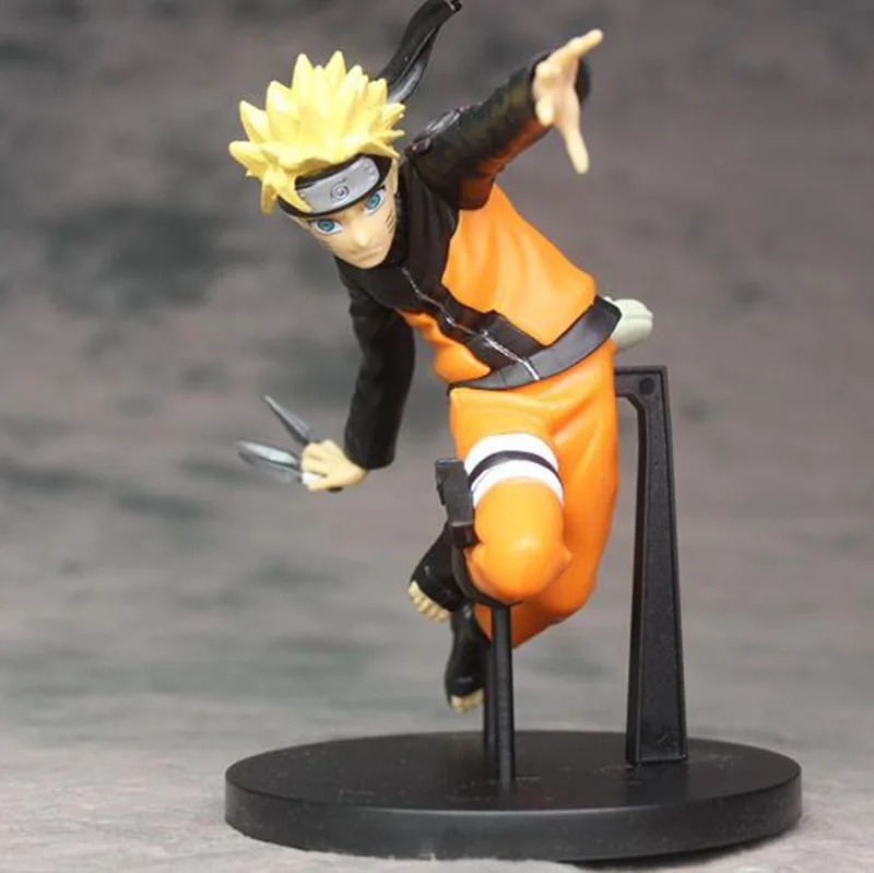 Anime dos desenhos animados 16cm naruto uzumaki naruto uchiha