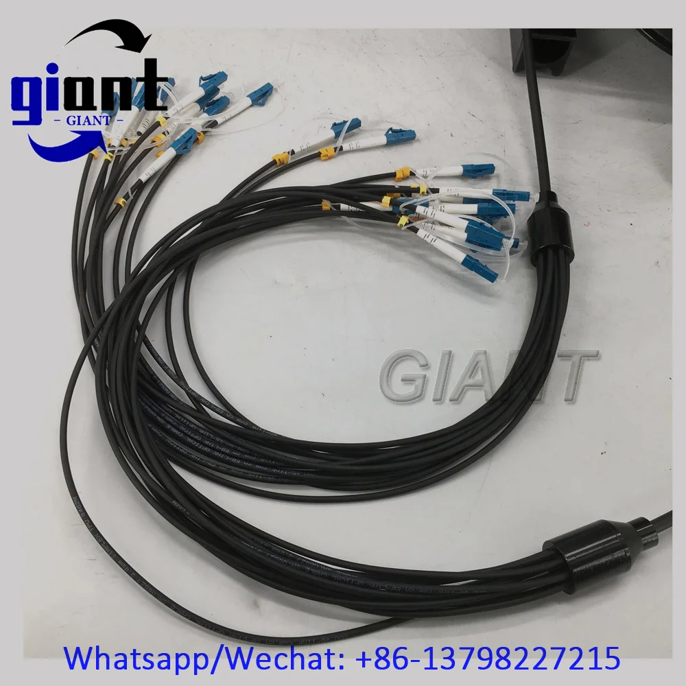 SM,12C,G657A1,TPU 블랙 아머드 케이블, 직경:6.0mm, LC/UPC-LC/UPC 100M/150M 광섬유 패치 코드 릴 포함 PCD310