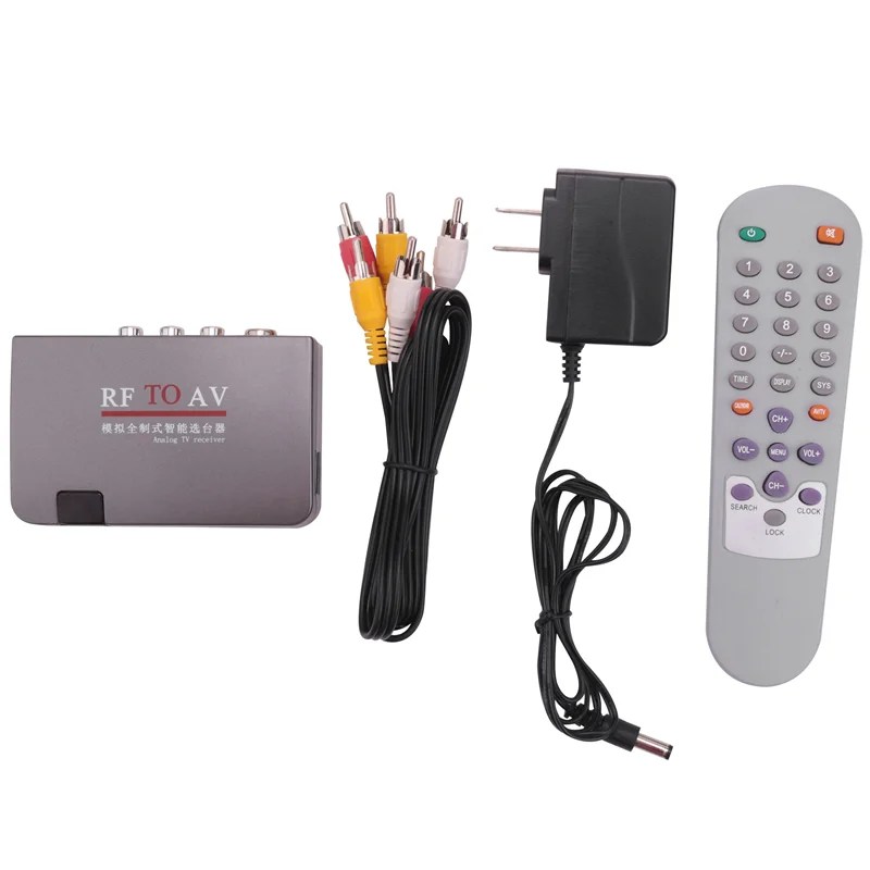 RF to AV 컨버터, 채널 선택기, 부스터, 케이블 TV to 프로젝션 TV, 비디오 포트, 전체 시스템 AC110-240V 미국 플러그 지원
