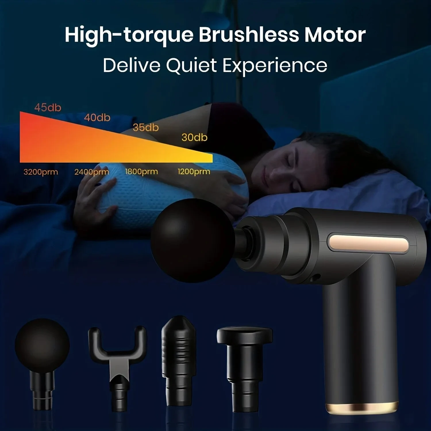 Fascia Gun Muscle Relaxation Massager Electric Vibration Massage Gun Professional Grade Neck Membrane Gun 3