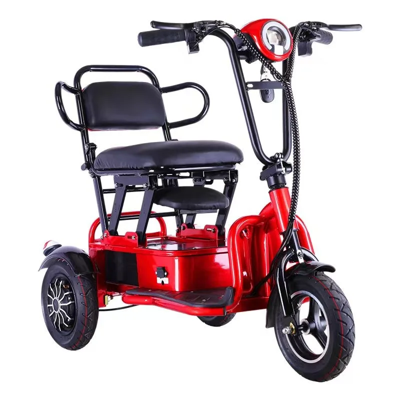 Electric Scooter Foldable 3 Wheel Adult Mobility Scooter for Seniors Disabled