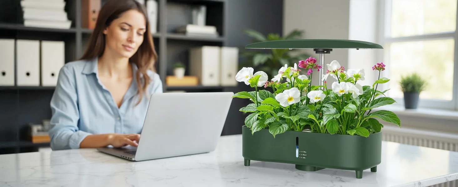 herb garden planter indoor office