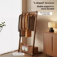 Porte-vêtements, du sol au plafond, pour chambre à coucher, petit porte-vêtements, simple, pour chevet, usage domestique intérieur, dortoir, pour vêtements temporaires 2