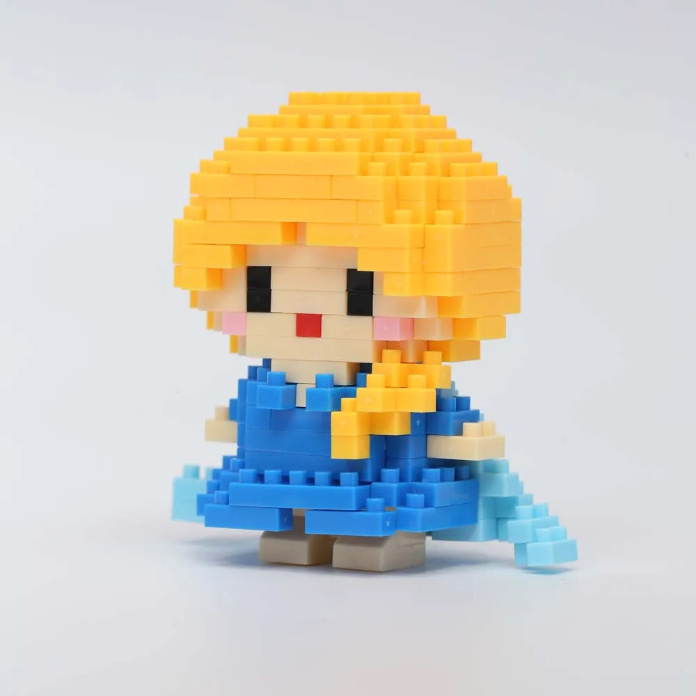 thumbnail image 1 of Bloques de construcción de princesas de Disney Anime Stitch Mickey Mouse mini figuras de acción juguetes bloques juguetes ladrillos juguetes para armar regalos para niños, 1 of 5