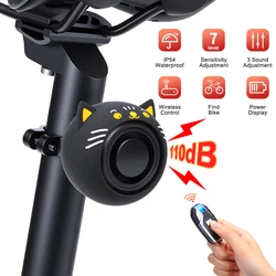 Wireless Waterproof USB Rechargeable Bike Security Alarm with Remote Control (New Alarm B)