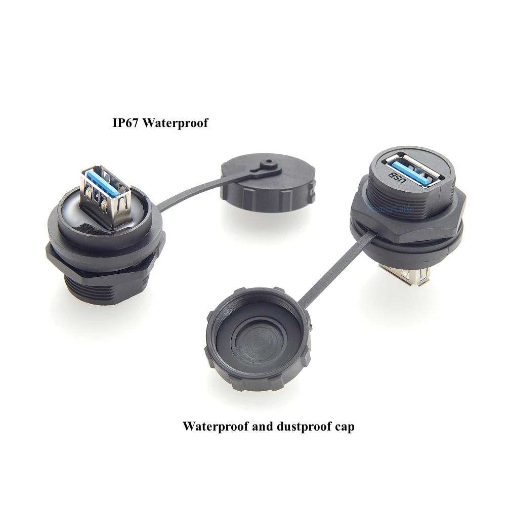 Adattatore Doppio USB3.0 Per Montaggio Di Fissaggio Filettato